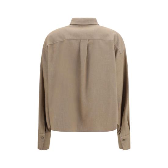 26FW 브루넬로 쿠치넬리 셔츠 BRMB148M1O26C006BB BEIGE - BRUNELLO CUCINELLI