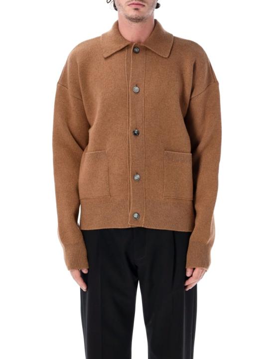 26FW 아미 니트웨어 HKC923KN0192280 Brown