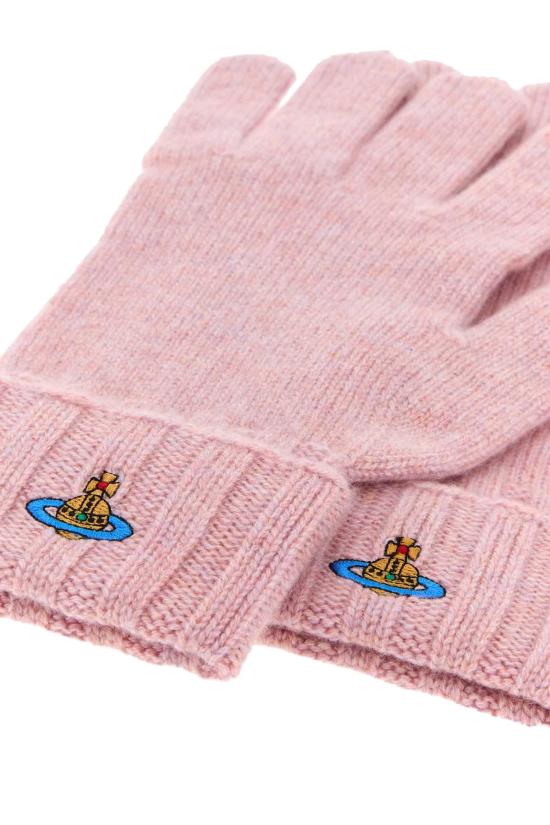 26FW 비비안웨스트우드 캐시미어 글로브 8202002QK008H G401 PINK - VIVIENNE WESTWOOD