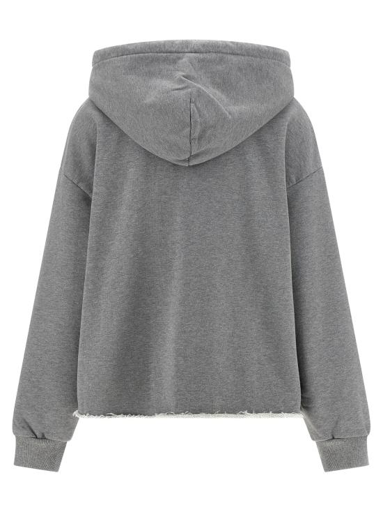 26SS MM6 메종마르지엘라 후드 티셔츠 MM328362BM GRAY - MM6 MAISON MARGIELA
