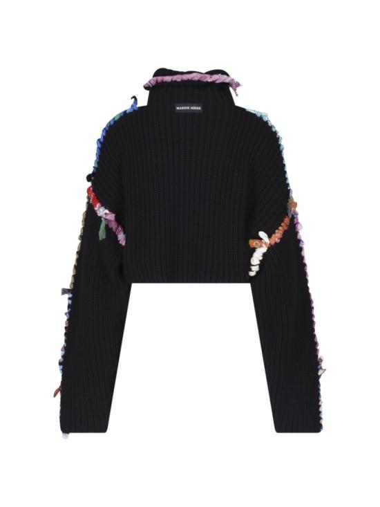 26FW 마린세르 니트웨어 WTK096A CKNI0552BK991 Black - MARINE SERRE
