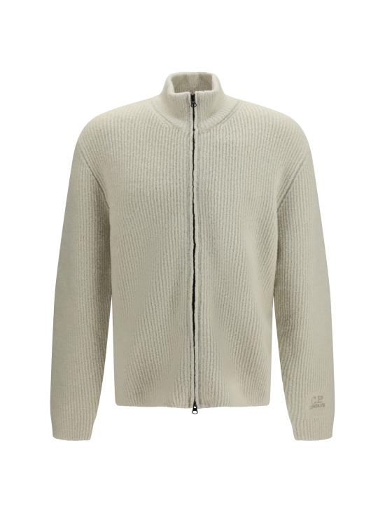 26FW 씨피 컴퍼니 집업 니트 21CMKN249A110784A 120 CREAM