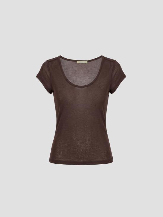 26FW 팔로마울 넬라 티셔츠 XDME02323 323 Brown