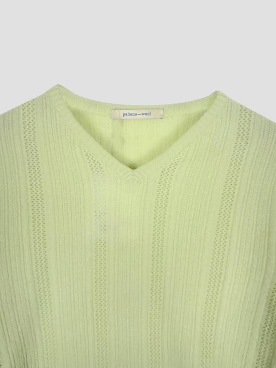 26FW 팔로마울 클롯 울 캐시미어 스웨터 XZNO07510 510 GREEN - PALOMA WOOL