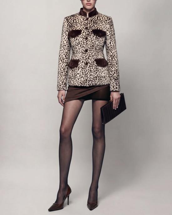 26FW 수트 자켓 CAROL LEOPARD BROWN - OTHER BRANDS