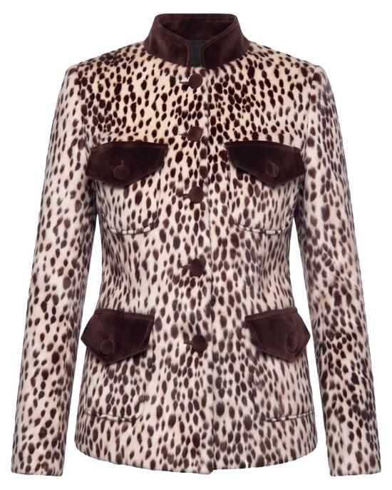 26FW 수트 자켓 CAROL LEOPARD BROWN
