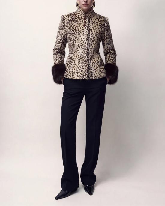 26FW 코트 DOLLY LEOPARD BEIGE - OTHER BRANDS