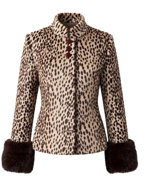 26FW 코트 DOLLY LEOPARD BEIGE