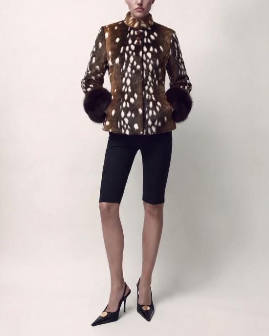 26FW 코트 BAMBI DEERPRINT BROWN - OTHER BRANDS