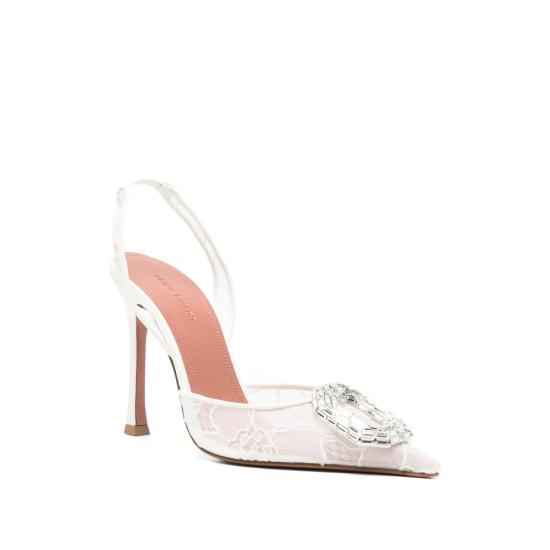 26FW 아미나 무아디 슈즈 CAMELIA 105 IVORY WHITE - AMINA MUADDI