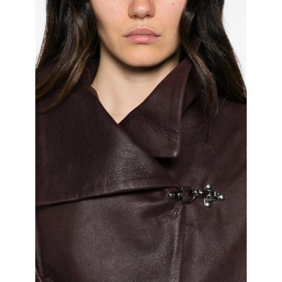 26FW 카셀 가죽 자켓 MR28 CHARLOTTE BORDE BROWN - CASSELL