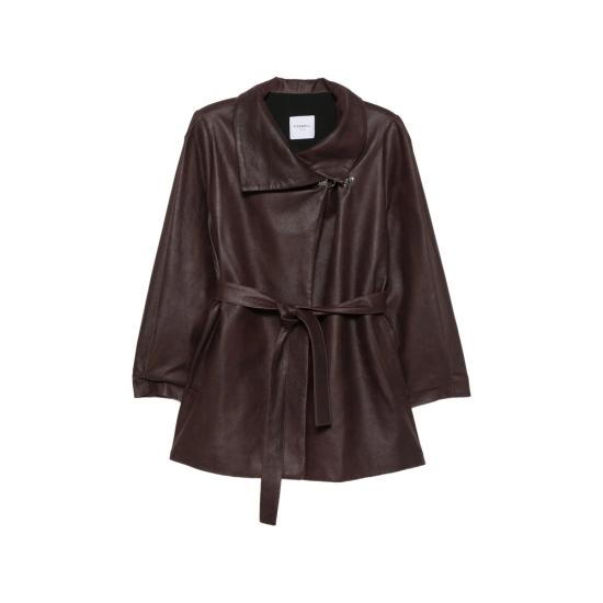 26FW 카셀 가죽 자켓 MR28 CHARLOTTE BORDE BROWN