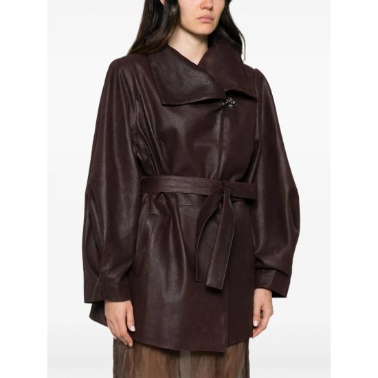 26FW 카셀 가죽 자켓 MR28 CHARLOTTE BORDE BROWN - CASSELL
