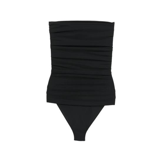 26FW 생로랑 원피스 수영복 A003I3 Y37WV 1000 BLACK - SAINT LAURENT