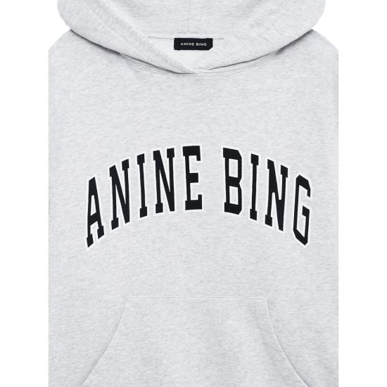 26FW 애니빙 후드 티셔츠 A 08 12493 GRM1 GREY - ANINE BING