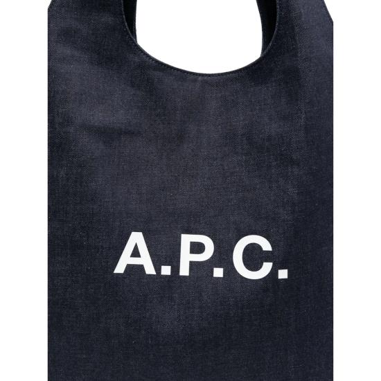 26FW 아페쎄 나논 로고 토트백 COHIZ M61565 IAI BLUE - A.P.C.