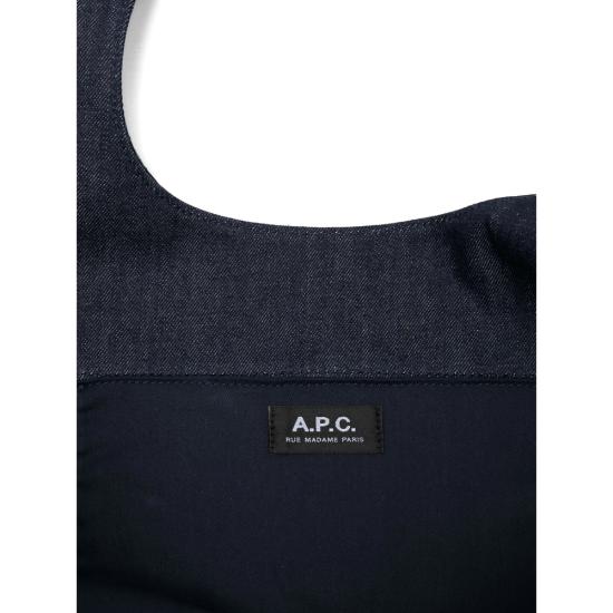 26FW 아페쎄 나논 로고 토트백 COHIZ M61565 IAI BLUE - A.P.C.