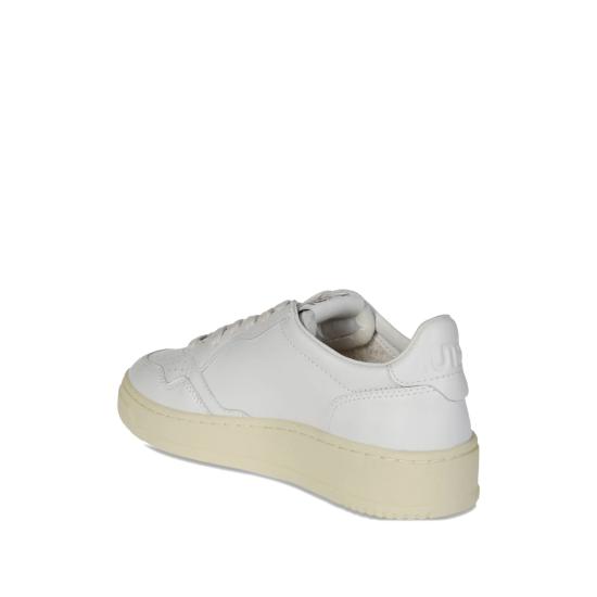 26FW 오트리 메달리스트 로우 레더 스니커즈 AULW LL15 WHITE - AUTRY