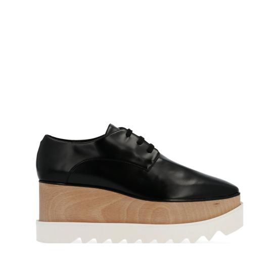 27SS 스텔라 맥카트니 엘리세 플랫폼 슈즈 363997 W0XH0 1000 BLACK