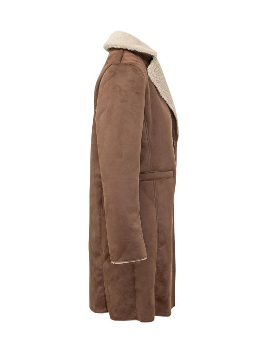 26FW 랄프 로렌 포 시어링 스웨이드 코트 297P04121 003 TOBACCO - RALPH LAUREN