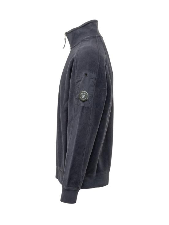 26FW 씨피 컴퍼니 집업 니트 21CMSS189A006614G 880 PEACOAT - C.P. COMPANY