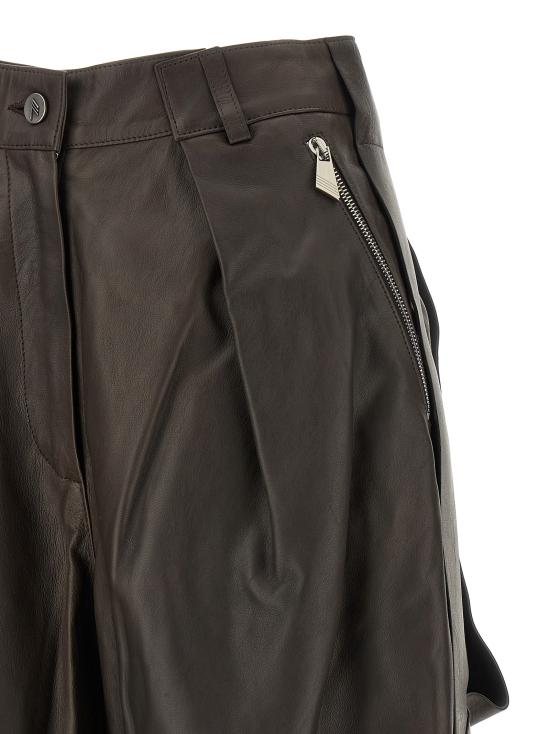 26FW 디 아티코 숏팬츠 261WCQ00023LBT165AA204 Brown - THE ATTICO