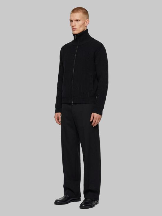 26FW 발렌시아가 집업 니트 A0092R BLACK - BALENCIAGA