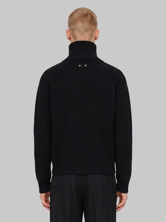26FW 발렌시아가 집업 니트 A0092R BLACK - BALENCIAGA