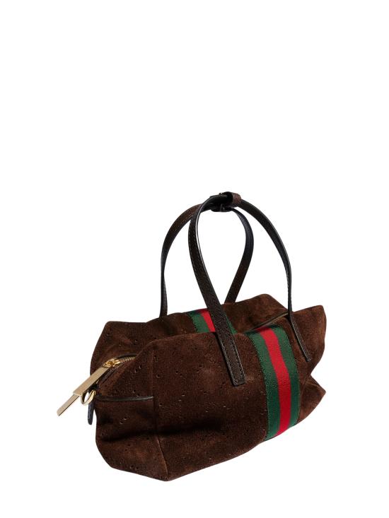 26FW 구찌 웹 스몰 보스턴백 A0070T AAHCC2147 BROWN - GUCCI