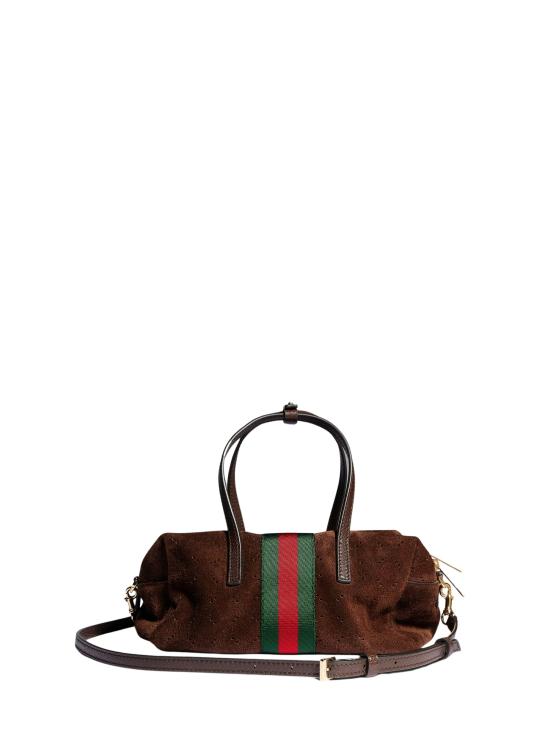 26FW 구찌 웹 스몰 보스턴백 A0070T AAHCC2147 BROWN - GUCCI