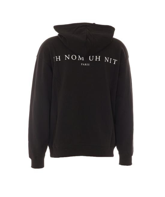 26FW 이놈어닛 후드 티셔츠 NUW26202 009 BLACK - IH NOM UH NIT