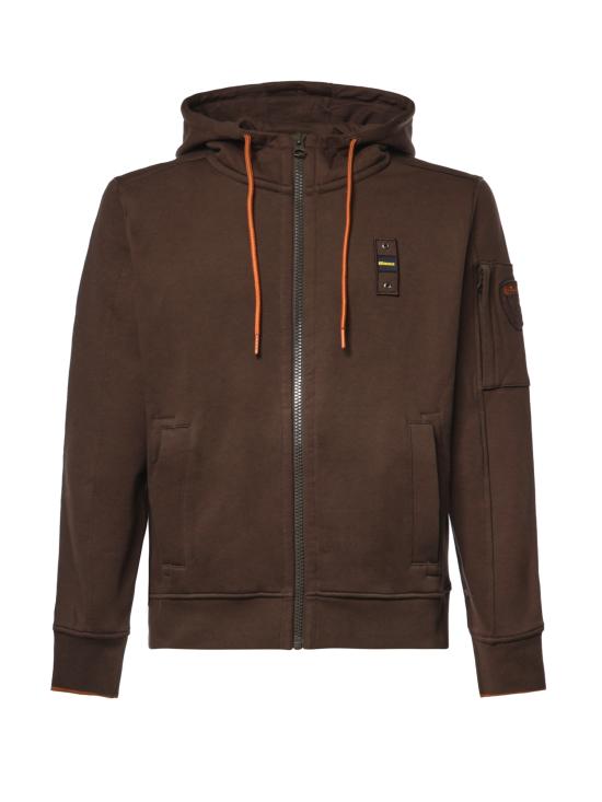 26FW 블라우어 후드 티셔츠 26WBLUF02316 007693382 BROWN