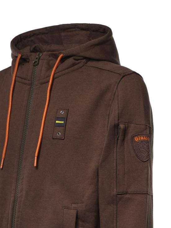 26FW 블라우어 후드 티셔츠 26WBLUF02316 007693382 BROWN - BLAUER