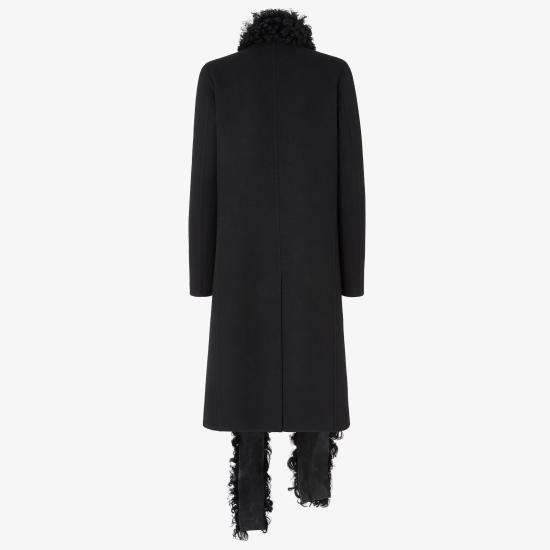 26FW 펜디 코트 FF6214 B1H1F0QA1 BLACK - FENDI