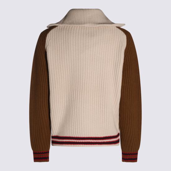 26FW 드롤드무슈 집업 니트 CA197 WO018OW OFF WHITE - DROLE DE MONSIEUR