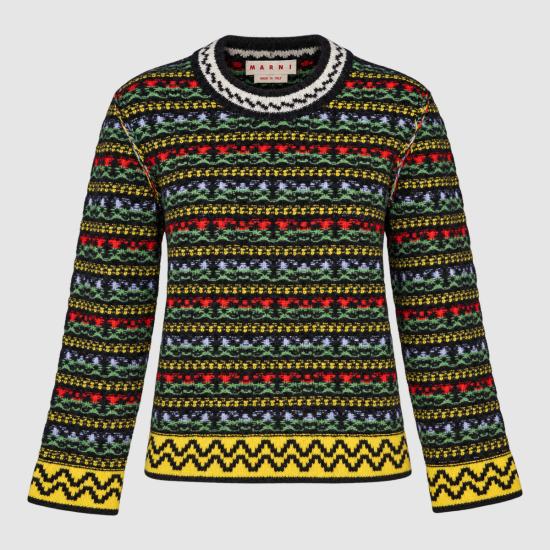 26FW 마르니 스웨터 GCMD0693Q0 UFH954RVN93 CHARCOAL