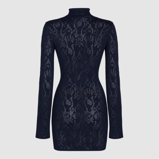 26FW 돈답 미디 원피스 DA620 M01068D002890 UNIVERSE BLUE - DONDUP