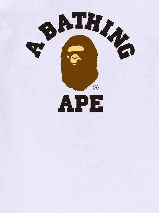 26FW 베이프 반팔 티셔츠 001TEM801001M WHITE - BAPE