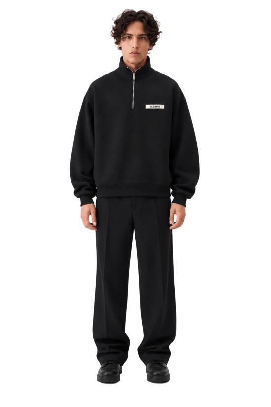 26FW 자크뮈스 하프 집업 스웨트 셔츠 SSM00313AJ00174 990 - JACQUEMUS