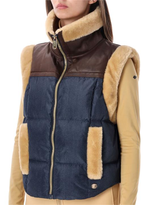 26FW 골드버그 베스트 GB01450263 0050 NAVY MULTI - GOLDBERGH