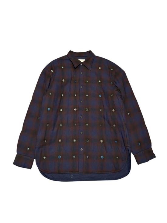 26FW 드리스 반 노튼 긴팔 셔츠 2620207524133 BROWN 703