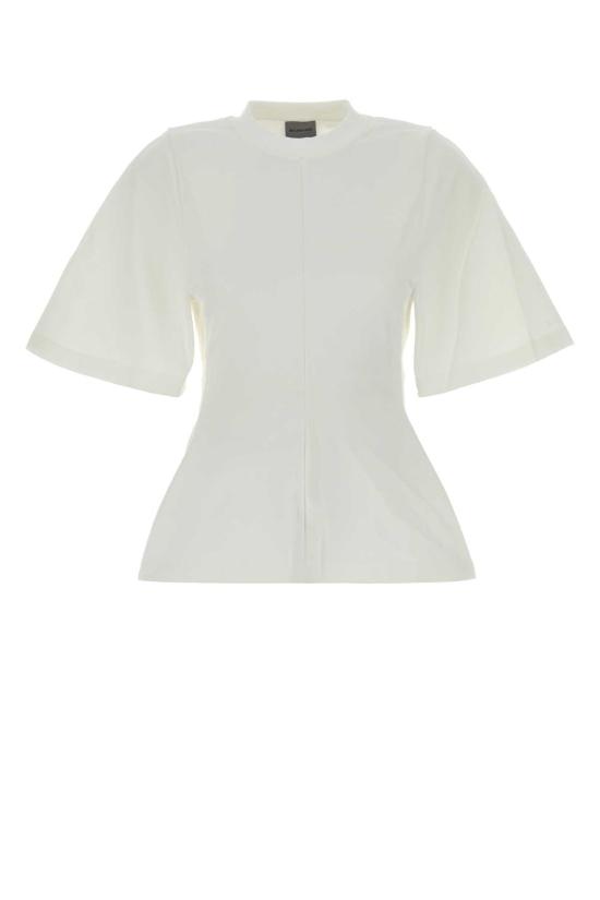 26SS 발렌시아가 쉐이프 티셔츠 871829TUVC6 9000 White