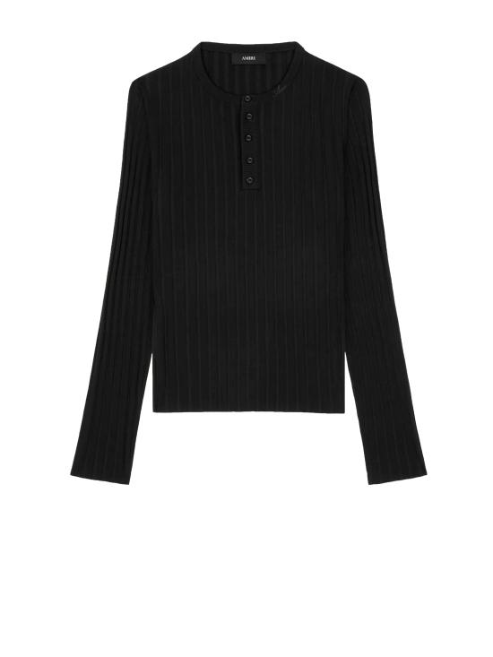 26FW 아미리 폴로 티셔츠 AM426KN036 0002 BLACK