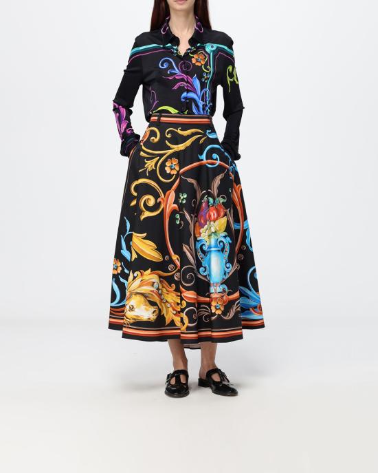 26FW 모스키노 셔츠 0224 5456 4555 NERO MULTI - MOSCHINO