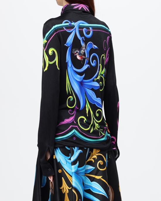 26FW 모스키노 셔츠 0224 5456 4555 NERO MULTI - MOSCHINO