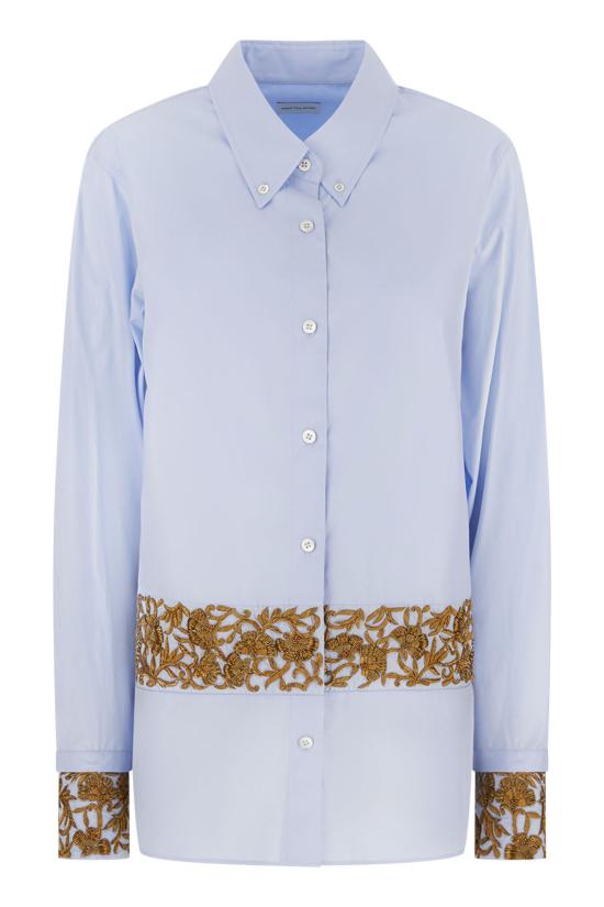 26FW 드리스 반 노튼 셔츠 2620107404314 514 Light blue