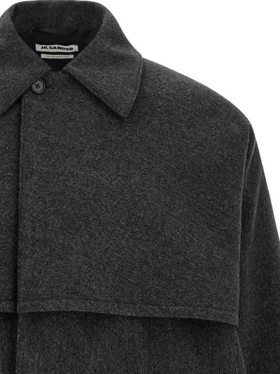 26FW 질샌더 트렌치 코트 J21SW0144J40364021 Gray - JIL SANDER