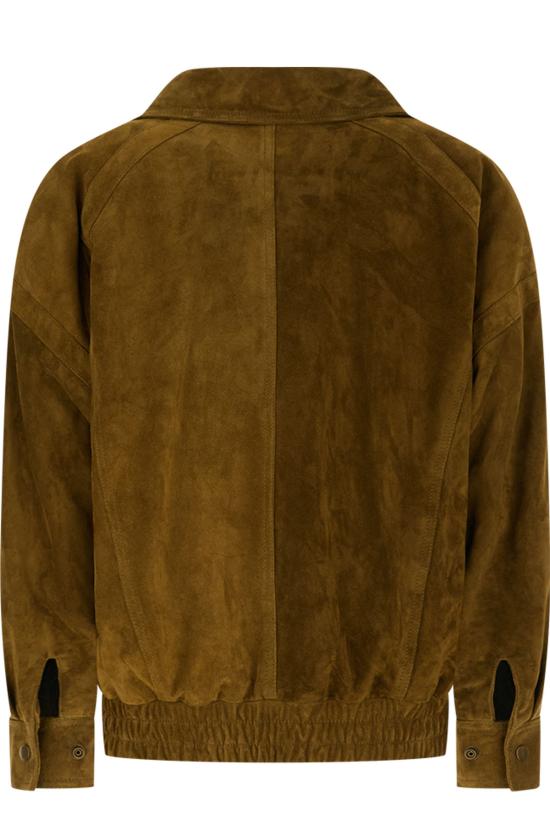 26FW 생로랑 가죽 자켓 836513YCEM2 3221 VERT ALGUE - SAINT LAURENT