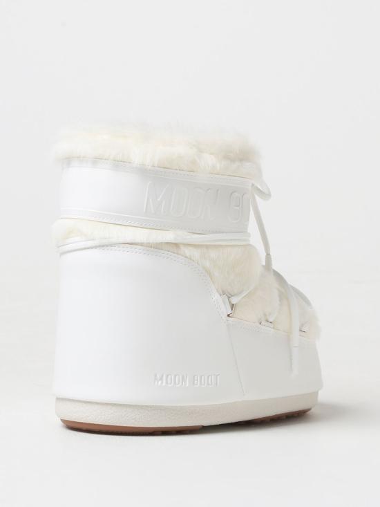 26FW 문부츠 아이콘 나일론 로우 부츠 80D1409390 A002 WHITE DOM - MOON BOOT