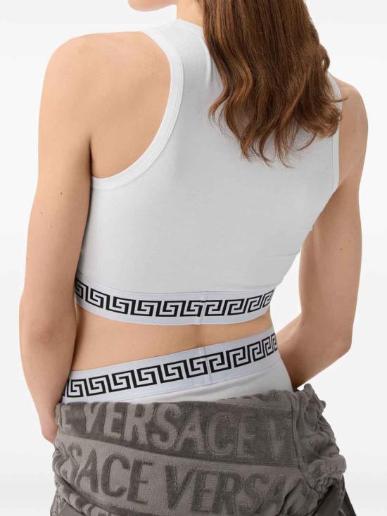 26FW 베르사체 민소매 티셔츠 10270461A178812W8L0 WHITE - VERSACE